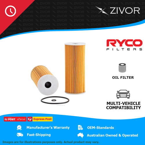 New RYCO Oil Filter Cartridge For VOLKSWAGEN LT35 2D 2.5L ANJ, AVR R2645P