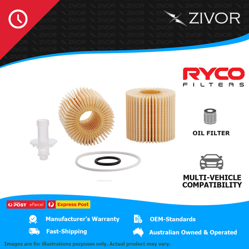 New RYCO Oil Filter Cartridge For TOYOTA RAV4 GSA33R 3.5L 2GR-FE R2648P