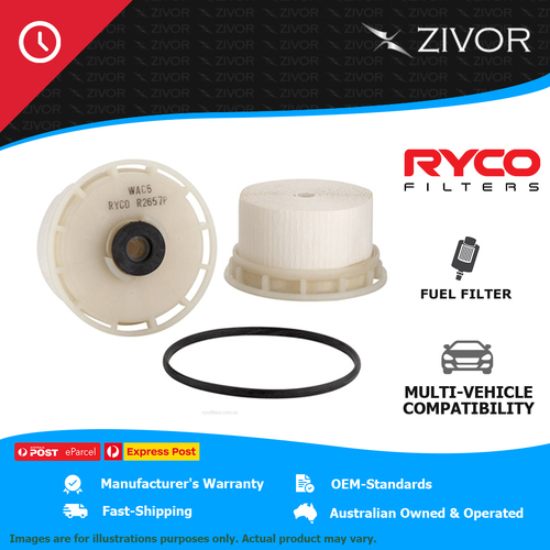 New RYCO Fuel Filter Cartridge For TOYOTA LANDCRUISER VDJ78R 4.5L 1VD-FTV R2657P