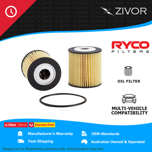 RYCO Oil Filter Cartridge For CITROEN C4 PICASSO THP 1.6L EP6CDT (5FV) R2663P