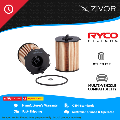 New RYCO Oil Filter Cartridge For PEUGEOT 207 A7 1.6L DV6TED4 (9HY/9HZ) R2684P