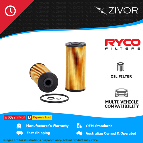 New RYCO Oil Filter Cartridge For ISUZU N SERIES NLR45-150 3.0L 4JJ1 R2697P