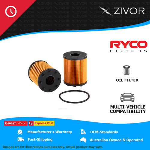 New RYCO Oil Filter Cartridge For ABARTH 595 1.4L 312 A.3000 R2708P
