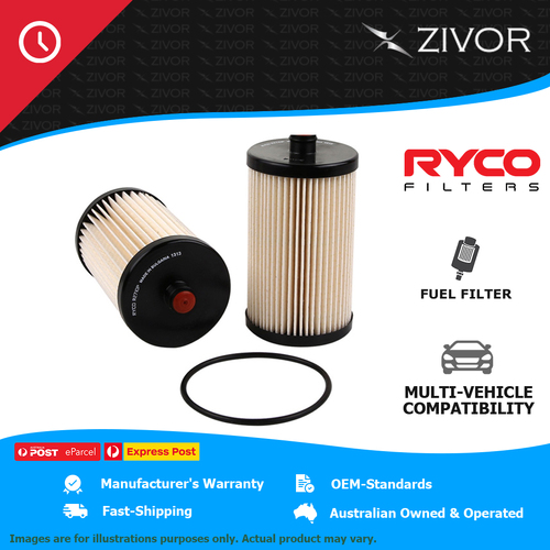 New RYCO Fuel Filter Cartridge For VOLKSWAGEN CRAFTER 2E, 2F 2.5L BJK R2710P