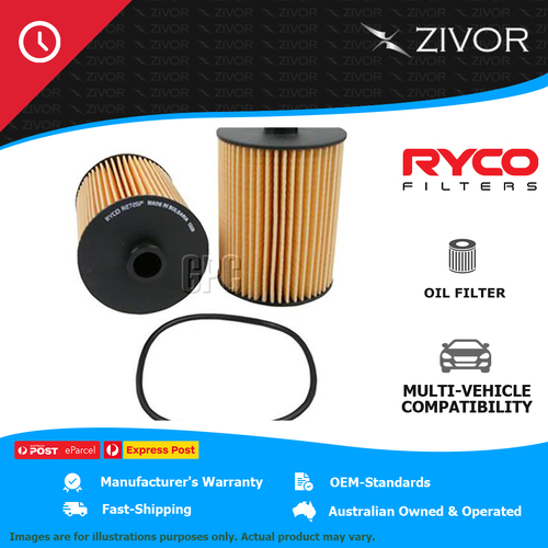 RYCO Oil Filter Cartridge For VOLKSWAGEN PASSAT 365/3C5 V6 FSI 3.6L BWS R2726P