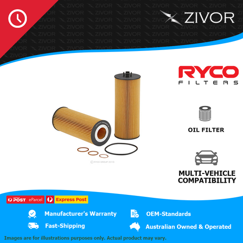 New RYCO Oil Filter Cartridge For MERCEDES-BENZ HEAVY ATEGO 1628/L54 R2727P
