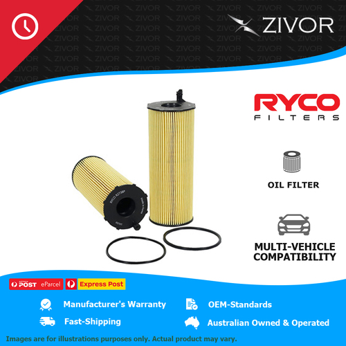New RYCO Oil Filter Cartridge For AUDI Q7 4L TDI 3.0L BUG R2738P