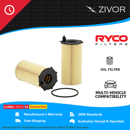 New RYCO Oil Filter Cartridge For DODGE NITRO KA 2.8L ENR, ENS R2750P
