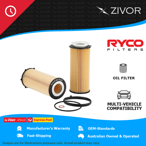 New RYCO Oil Filter Cartridge For BMW X5 E70 XDRIVE 40d 3.0L N57 D30 B R2754P