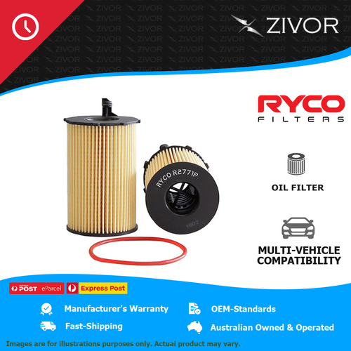 New RYCO Oil Filter Cartridge For AUDI SQ5 8R TDI 3.0L DEHA R2771P