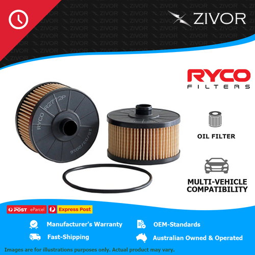 New RYCO Oil Filter Cartridge For RENAULT MEGANE BFB 1.2L H5Ft (TCe130) R2772P