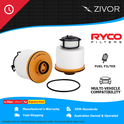 New RYCO Fuel Filter Cartridge For TOYOTA HIACE GDH320R 2.8L 1GD-FTV R2777P