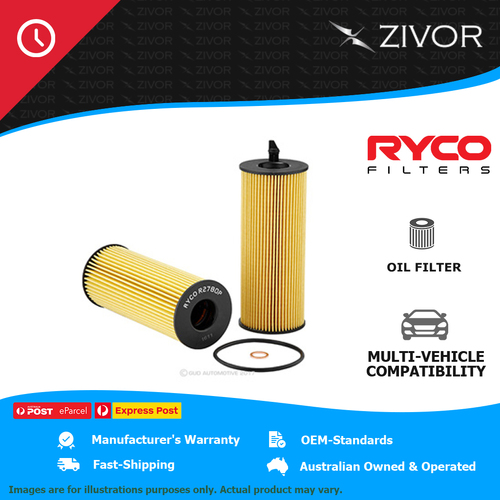 New RYCO Oil Filter Cartridge For BMW X6 F16 M50D 3.0L N57 D30 C R2780P