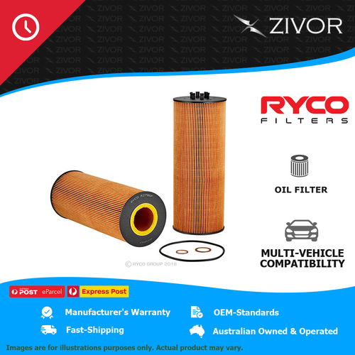 New RYCO Oil Filter For MERCEDES-BENZ HEAVY ACTROS 11.9L OM541 (501 LA) R2786P