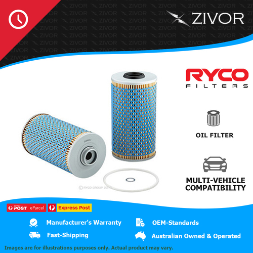 New RYCO Oil Filter Cartridge For BMW 750iL E32 5.0L M70 B50 R2791P