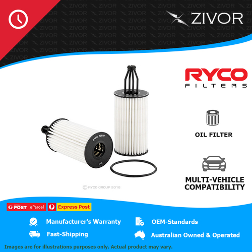 New RYCO Oil Filter For MERCEDES-BENZ C300 W204 3.0L M272 R2816P