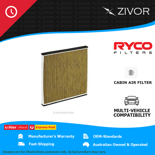 RYCO Cabin Air Filter-Microshield For TOYOTA LANDCRUISER PRADO RZJ120R RCA104M