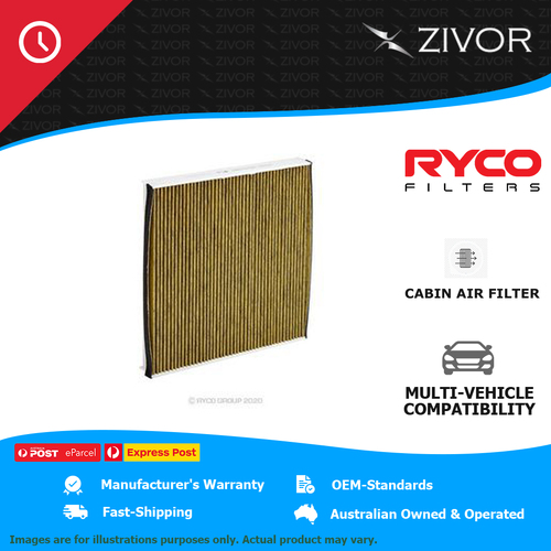 New RYCO Cabin Air Filter - Microshield For HONDA ACCORD CR 2.4L K24W3 RCA108M