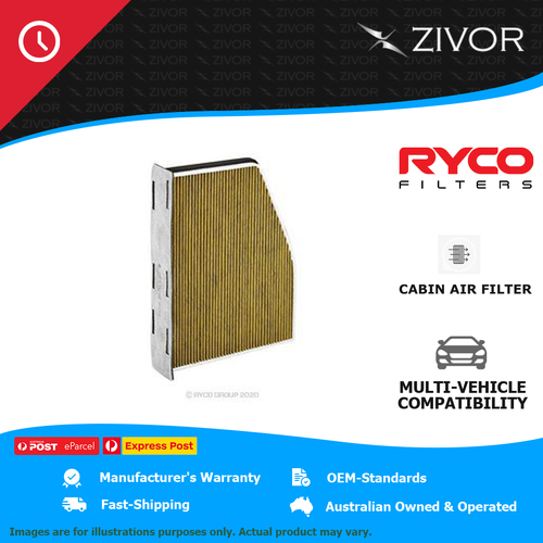 New RYCO Cabin Air Filter - Microshield For VOLKSWAGEN CADDY 2C TDI250 RCA149M