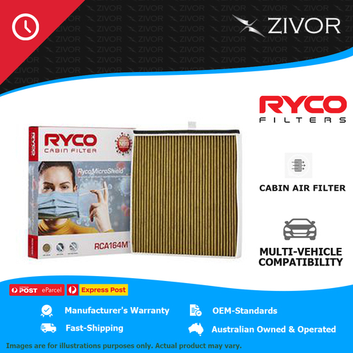 New RYCO Cabin Air Filter - Microshield For TOYOTA COROLLA ZWE186R RCA164M