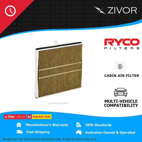 RYCO Cabin Air Filter-Microshield For MITSUBISHI OUTLANDER ZL 2.2L 4N14 RCA182M