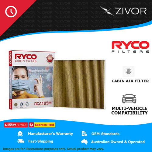 New RYCO Cabin Air Filter - Microshield For KIA SPORTAGE SL 2.0L D4HA RCA185M