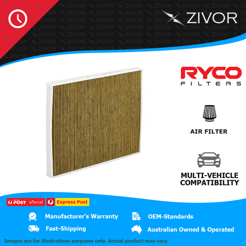 New RYCO Cabin Air Filter - Microshield For FORD PUMA JK 1.0L Ecoboost RCA189M