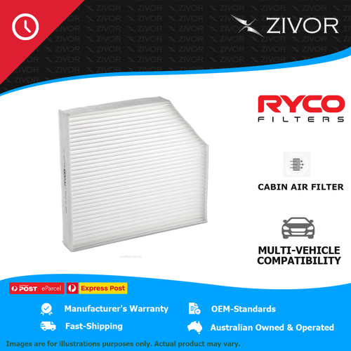 New RYCO Cabin Air Filter For AUDI S4 B8 8K 3.0L CGWC, CGXC RCA192P