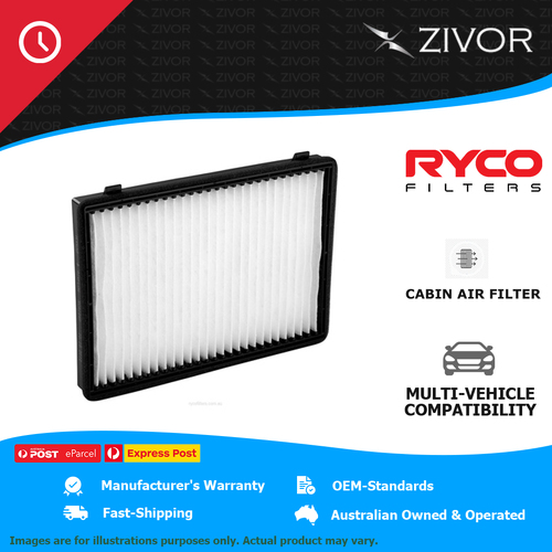 New RYCO Cabin Air Filter For AUDI A3 8P 1.6L BGU, BSE, BSF RCA194P