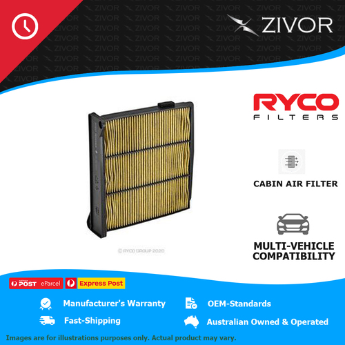 RYCO Cabin Air Filter-Microshield For MITSUBISHI CHALLENGER PC 2.5L 4D56 RCA206M