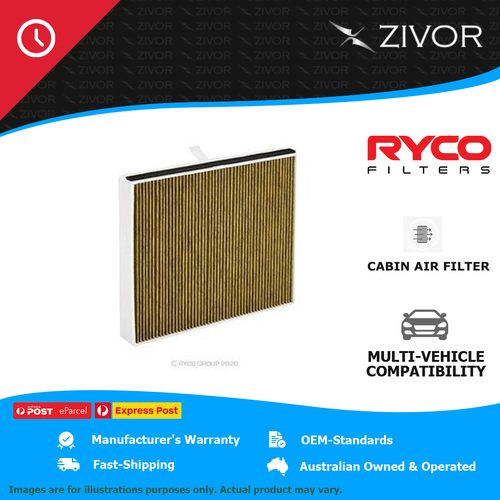 New RYCO Cabin Air Filter - Microshield For OPEL ASTRA J 1.6L A16LET RCA224M