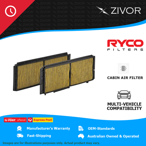 RYCO Microshield Cabin Air Filter For MAZDA MAZDA3 BL 2.0L PE SkyActiv-G RCA232M
