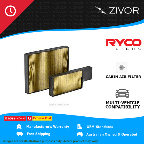 New RYCO Cabin Air Filter - Microshield For HYUNDAI I30 FD 1.6L D4FB RCA240M
