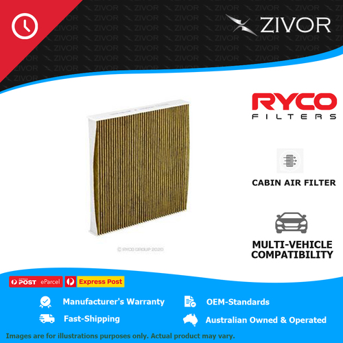 New RYCO Cabin Air Filter - Microshield For HONDA JAZZ GD 1.5L L15A1 RCA251M