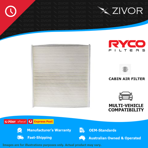 New RYCO Cabin Air Filter For RENAULT CAPTUR J87 0.9L H4Bt (TCe90) RCA298P