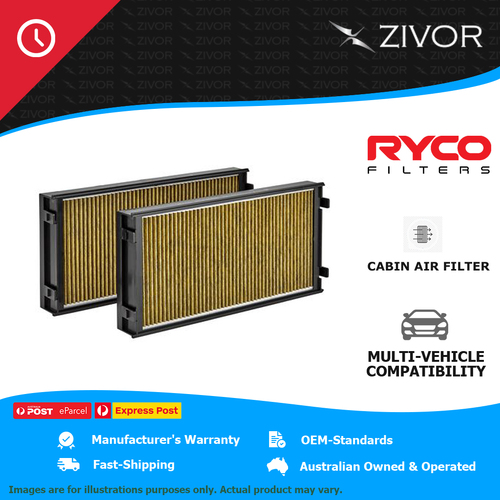 New RYCO Microshield Cabin Air Filter For BMW X5 E70 XDRIVE 30d RCA305M