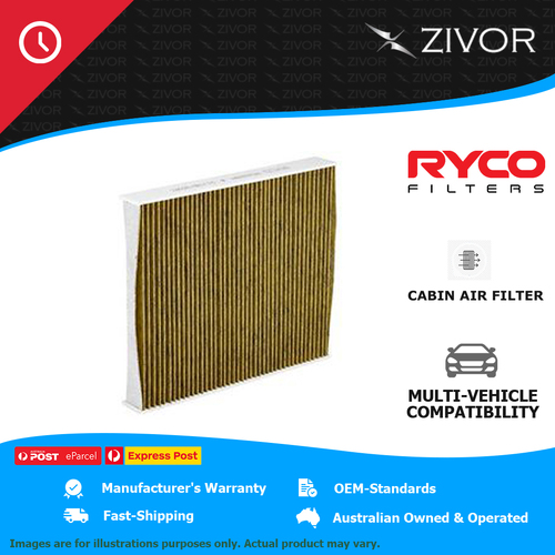RYCO Cabin Air Filter-Microshield For TOYOTA C-HR NGX50R 1.2L 8NR-FTS RCA333M