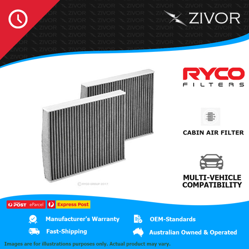 New RYCO Cabin Air Filter For BMW M M5 F10 30 JAHRE 4.4L S63 B44 B RCA339C