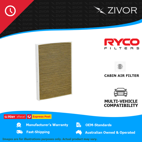 RYCO Cabin Air Filter-Microshield For AUDI Q5 FY TDI, 50 TDI 3.0L DCPC RCA379M