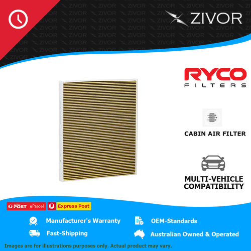 New RYCO Cabin Air Filter For JEEP WRANGLER JL 3.6L Pentastar RCA431M