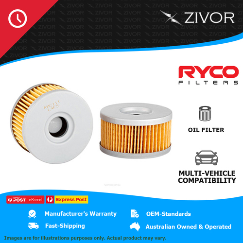 New RYCO Oil Filter Motorcycle lubrication system Longer Life - Quality RMC111
