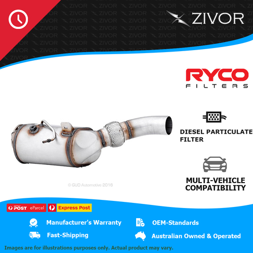 RYCO Diesel Particulate Filter (DPF) For BMW X5 E70 3.0d 3.0L M57 D30 TU RPF257