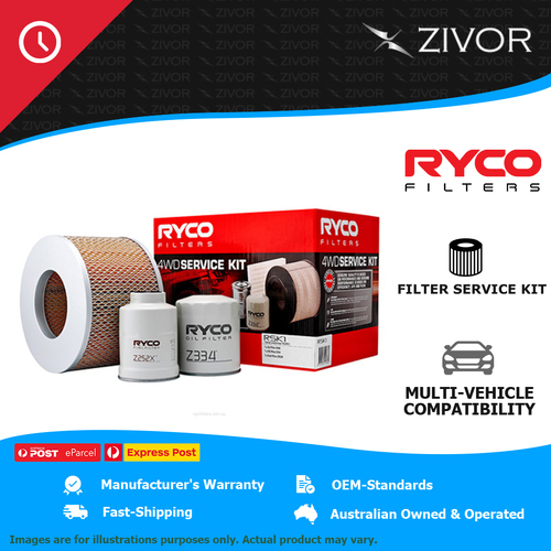 New RYCO 4WD Filter Service Kit For TOYOTA LANDCRUISER HDJ79R 4.2L 1HD-FTE RSK1
