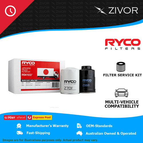 New RYCO Truck Filter Service Kit 1.15kg Service Interval Warranty RSK103
