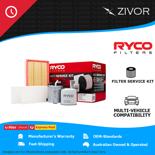 New RYCO 4WD Filter Service Kit For NISSAN NAVARA D40 2.5L YD25DDTi RSK12C