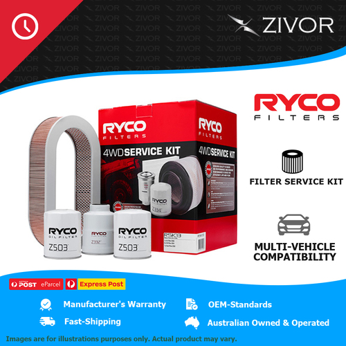 New RYCO 4WD Filter Service Kit For NISSAN PATROL Y61 GU 4.2L TD42 RSK13