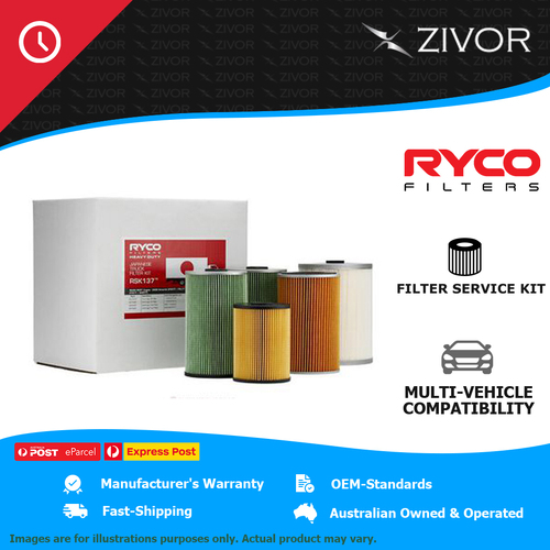 New RYCO Heavy Duty Filter Service Kit For ISUZU F SERIES FXZ240-350 RSK137