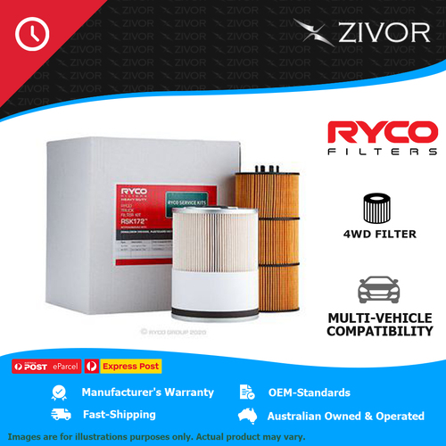 New RYCO 4WD Filter Kit For FREIGHTLINER CORONADO 114 14.8L DD15 RSK172