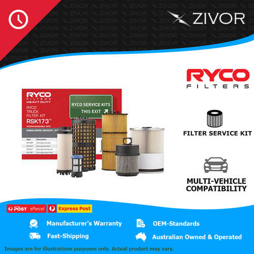 New RYCO 4WD Filter Service Kit For FREIGHTLINER CORONADO 114 14.8L DD15 RSK173