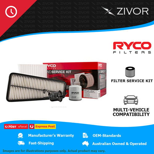 New RYCO Filter Service Kit For TOYOTA HILUX GGN25R 4.0L 1GR-FE RSK35C